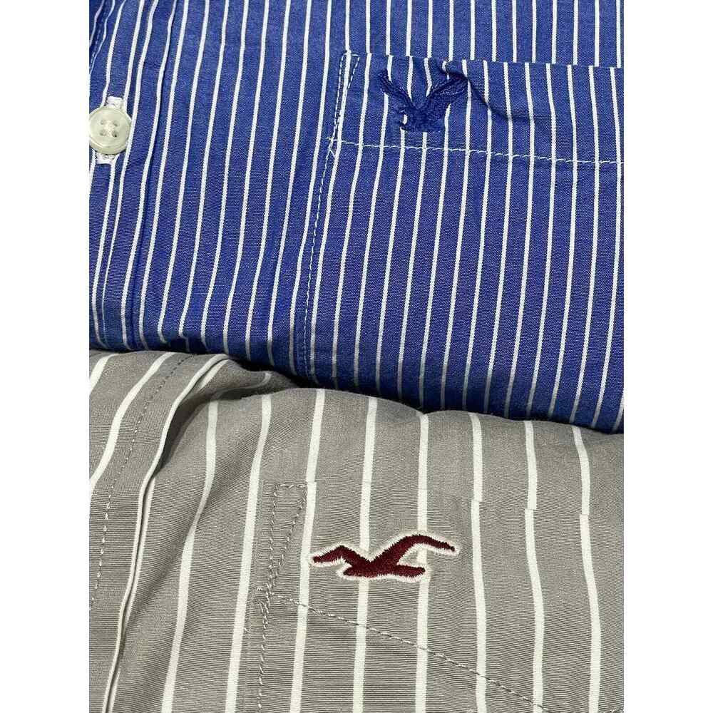 American Eagle Hollister Two Dress Shirt Bundle Size XL